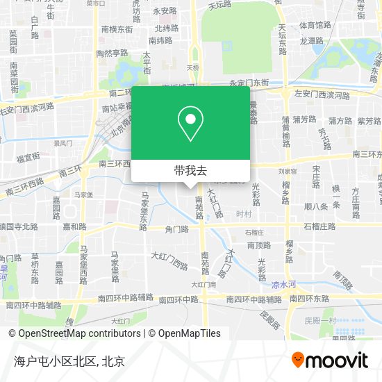 海户屯小区北区地图