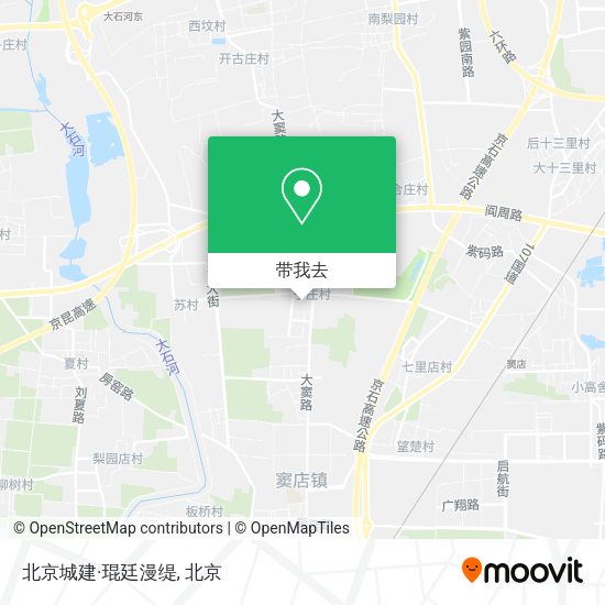 北京城建·琨廷漫缇地图