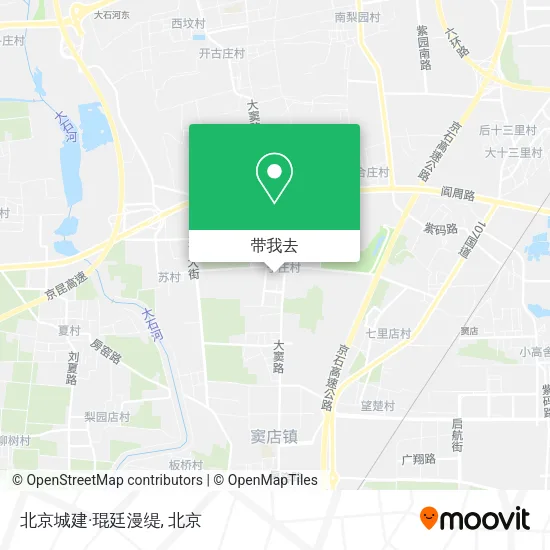北京城建·琨廷漫缇地图