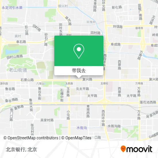 北京银行地图