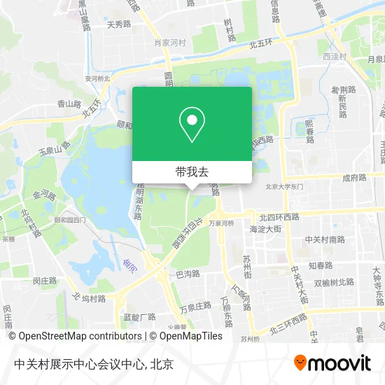 中关村展示中心会议中心地图