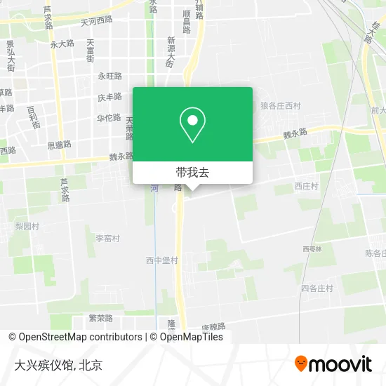 大兴殡仪馆地图
