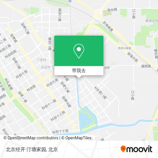 北京经开·汀塘家园地图