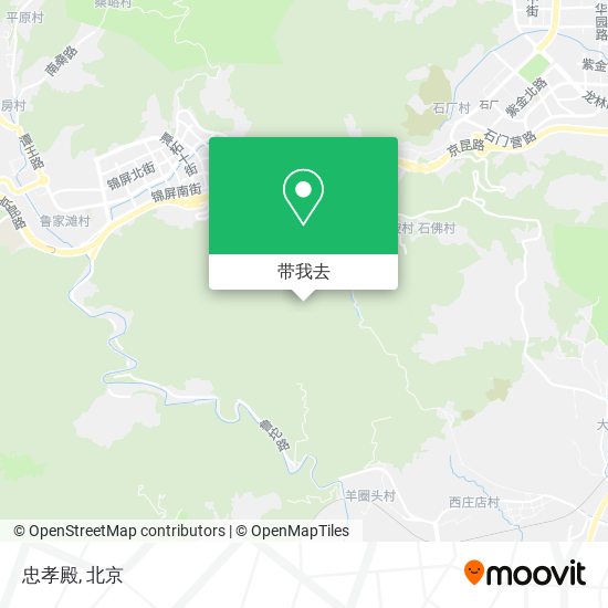 忠孝殿地图