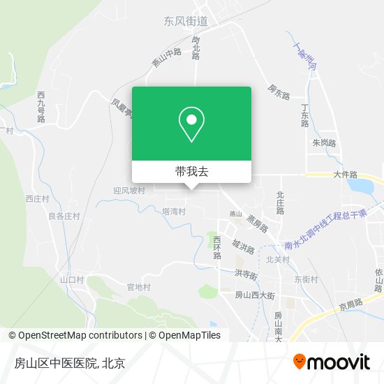 房山区中医医院地图