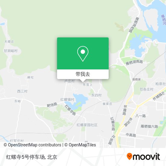 红螺寺5号停车场地图