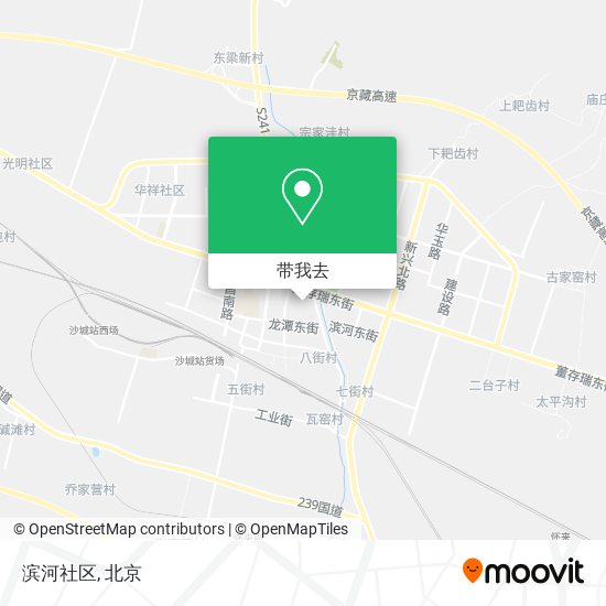 滨河社区地图