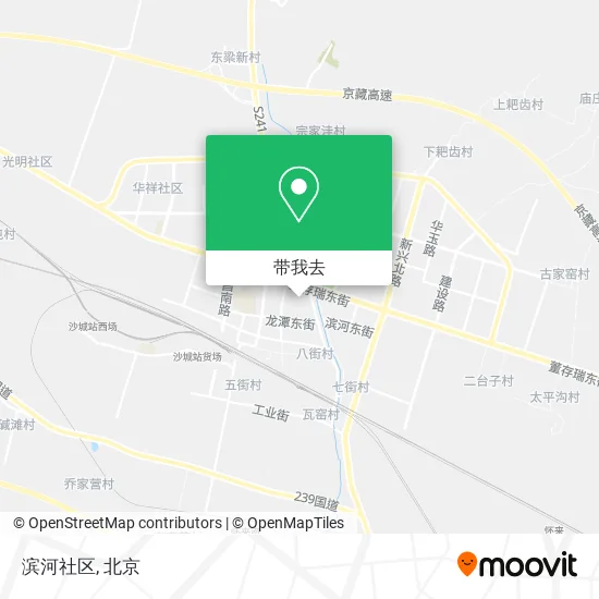 滨河社区地图