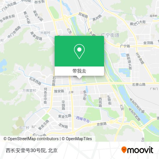 西长安壹号30号院地图