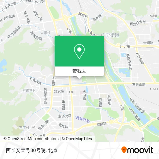 西长安壹号30号院地图