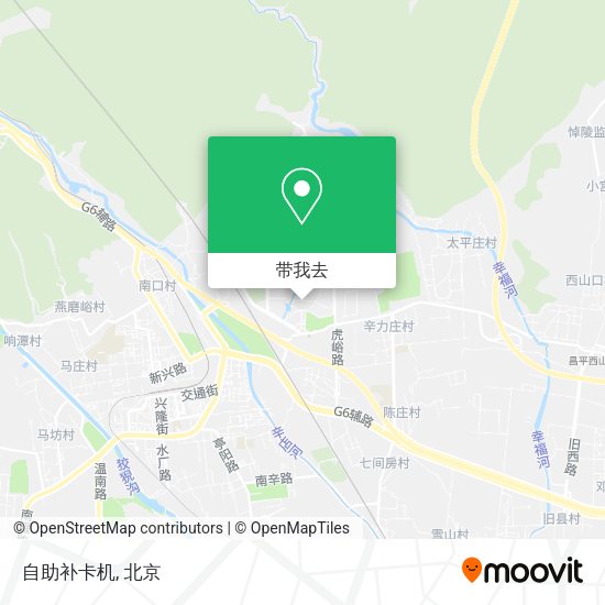 自助补卡机地图