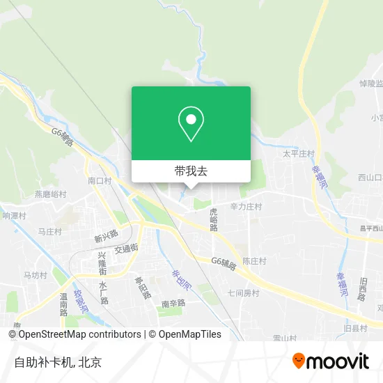 自助补卡机地图