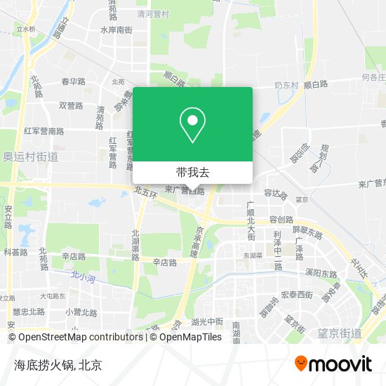 海底捞火锅地图