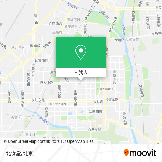 北食堂地图