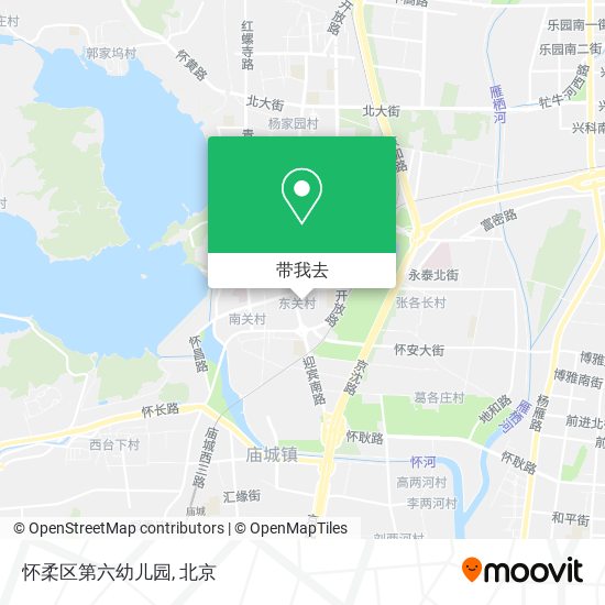 怀柔区第六幼儿园地图