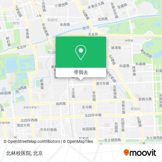 北林校医院地图