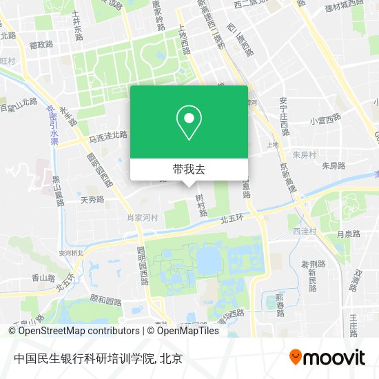 中国民生银行科研培训学院地图