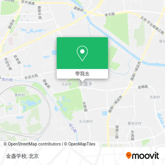 金盏学校地图