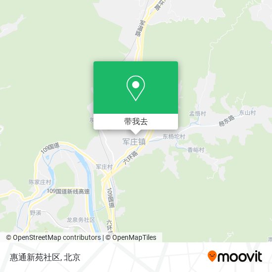 惠通新苑社区地图