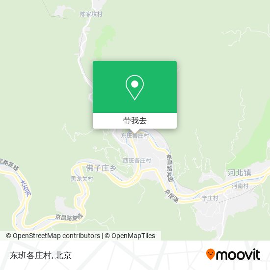东班各庄村地图