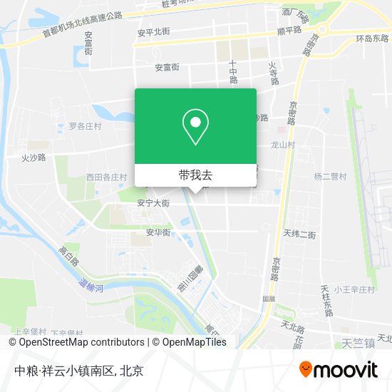 中粮·祥云小镇南区地图