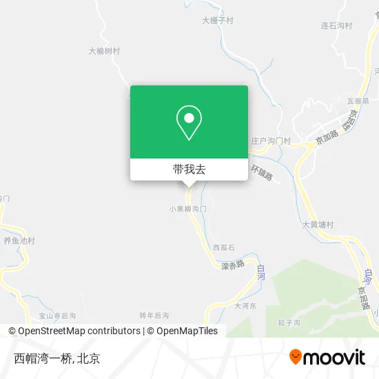西帽湾一桥地图