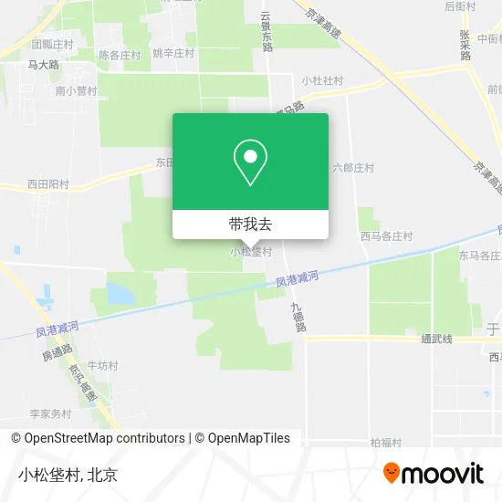 小松垡村地图