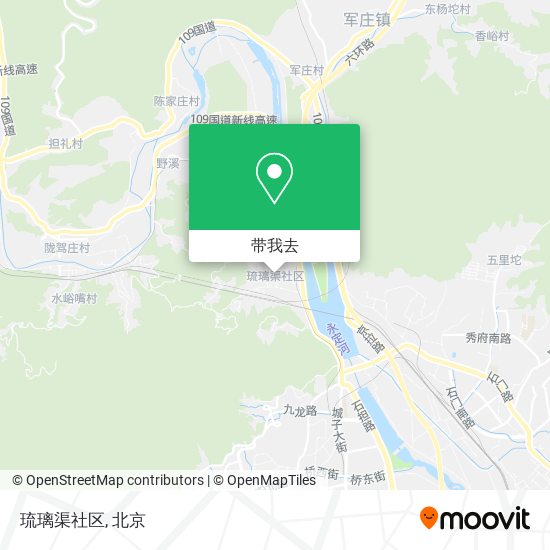 琉璃渠社区地图