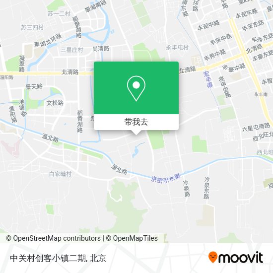 中关村创客小镇二期地图