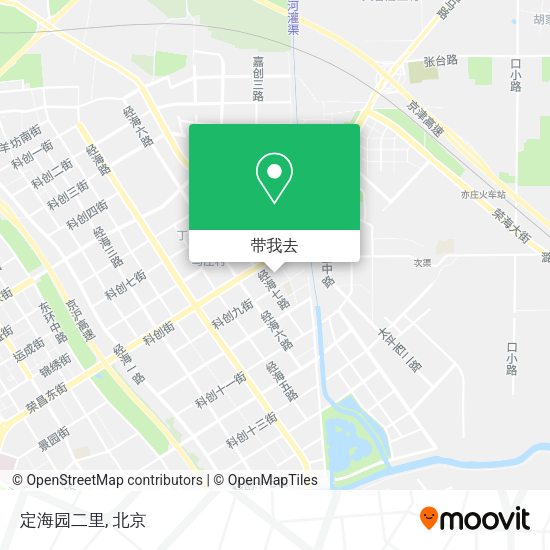 定海园二里地图