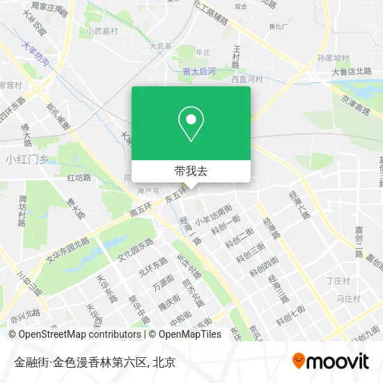 金融街·金色漫香林第六区地图