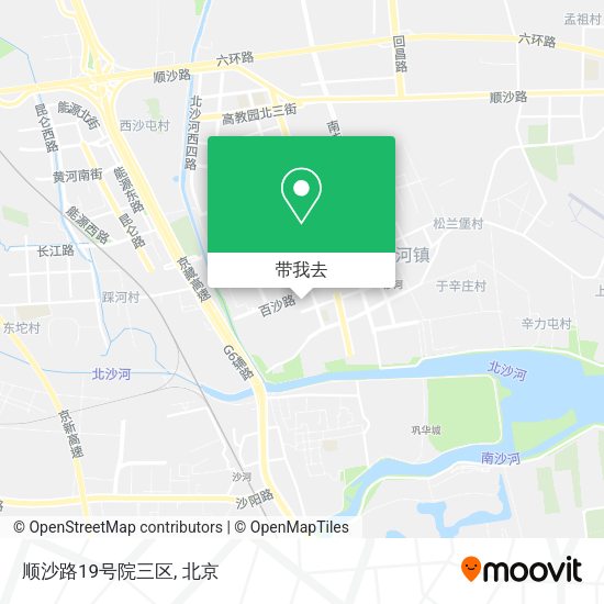 顺沙路19号院三区地图