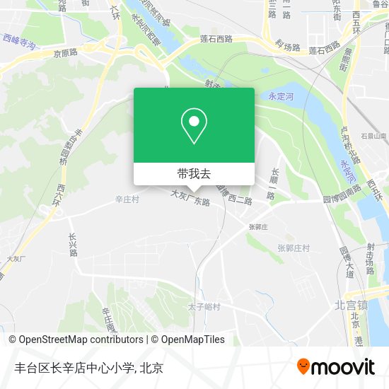丰台区长辛店中心小学地图