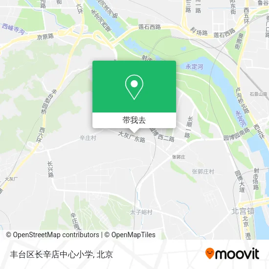 丰台区长辛店中心小学地图