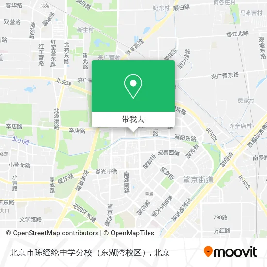 北京市陈经纶中学分校（东湖湾校区）地图