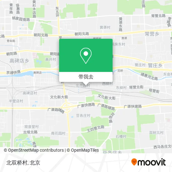北双桥村地图