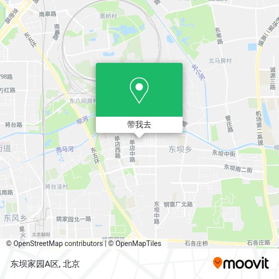 东坝家园A区地图