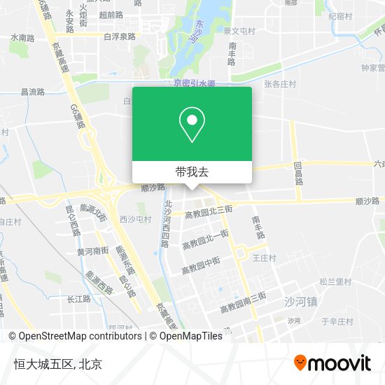 恒大城五区地图