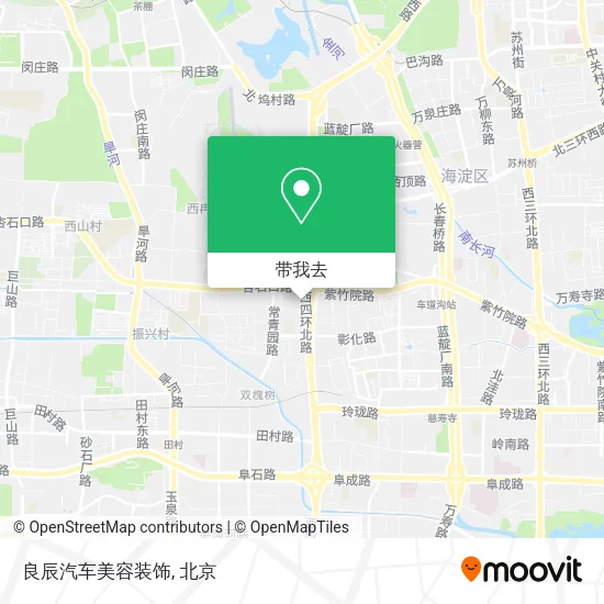 良辰汽车美容装饰地图