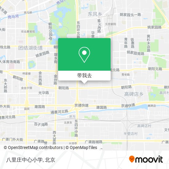 八里庄中心小学地图