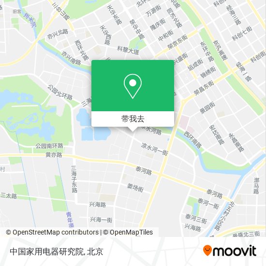 中国家用电器研究院地图