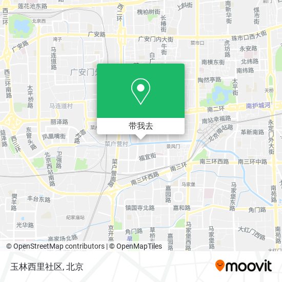 玉林西里社区地图