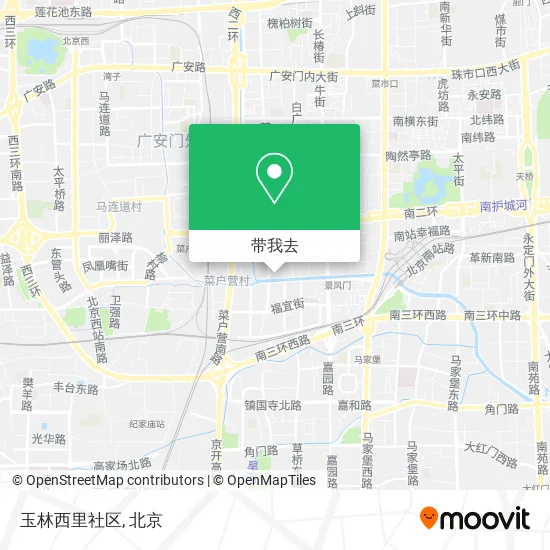 玉林西里社区地图