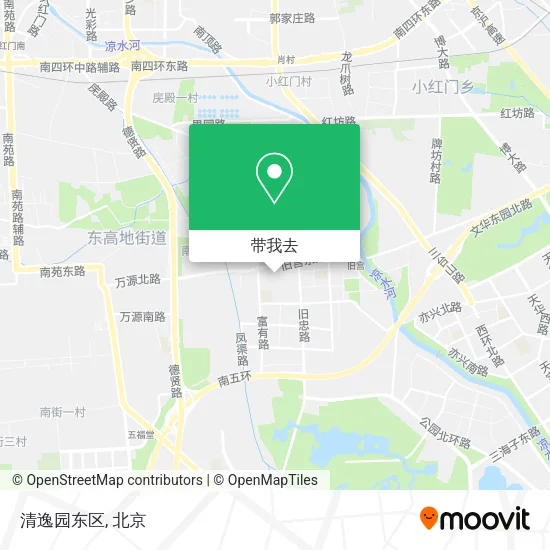 清逸园东区地图