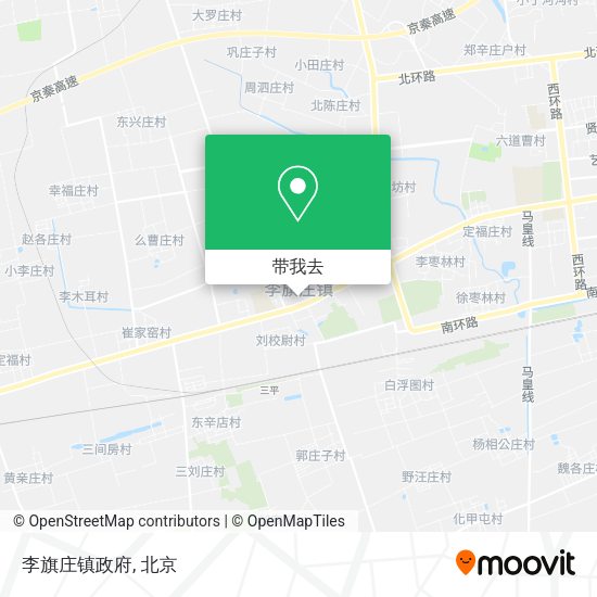 李旗庄镇政府地图