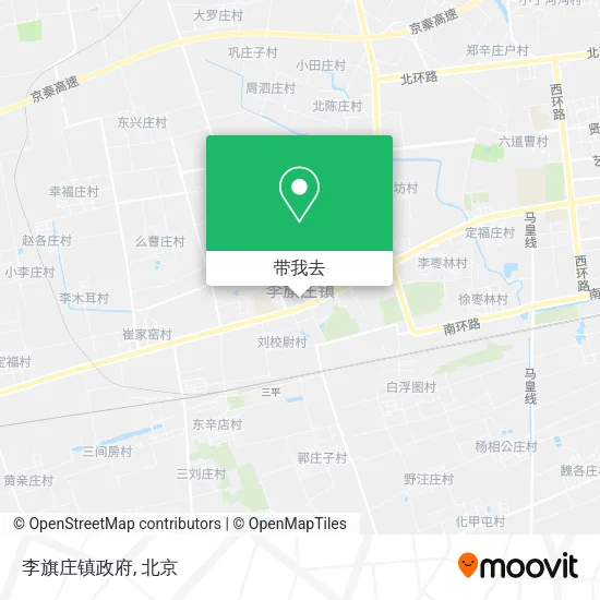 李旗庄镇政府地图