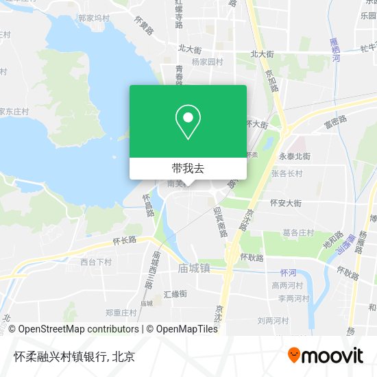 怀柔融兴村镇银行地图