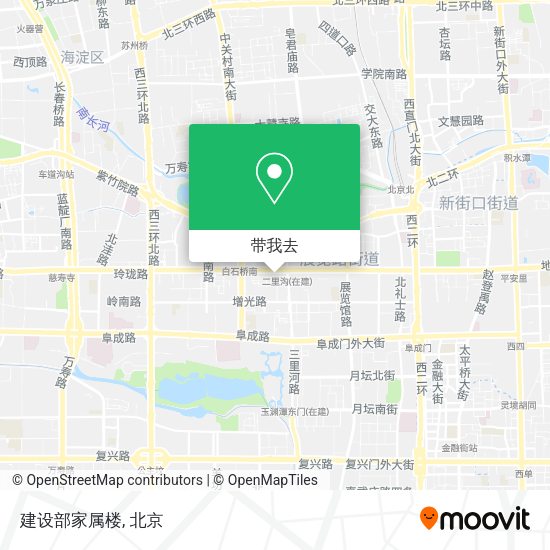 建设部家属楼地图