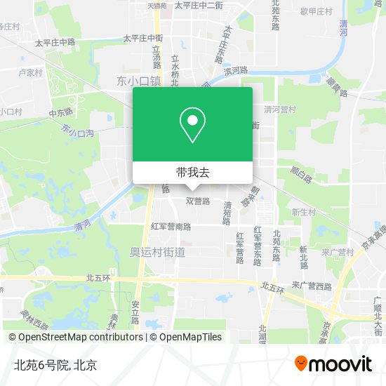 北苑6号院地图