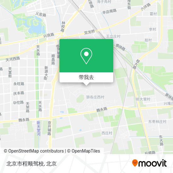 北京市程顺驾校地图